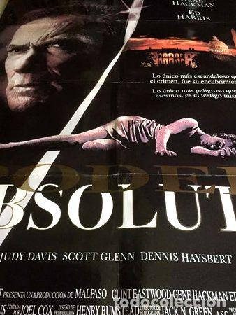 Cine: poster poder absoluto clint eastwood recorte - Foto 1