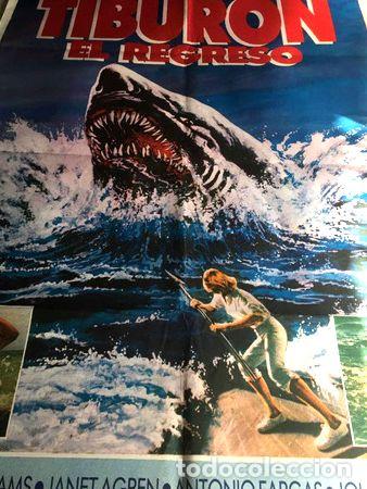Kino: poster tiburon el regreso treat williams ano 1988 original