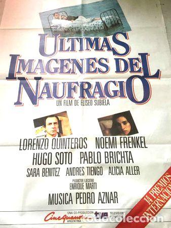 Kino: poster ultimas imagenes del naufragio 1989 subiela orig