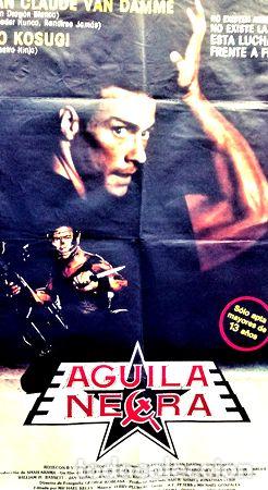 Kino: poster aguila negra con jean claude van damme original