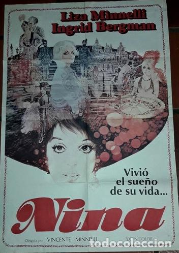 Kino: afiche original nina liza minelli ingrid bergman