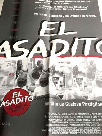 Kino: poster el asadito film gustavo postiglione original