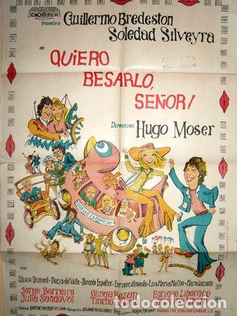 Kino: poster pelicula quiero besarlo senor 1973 bredeston silveyra