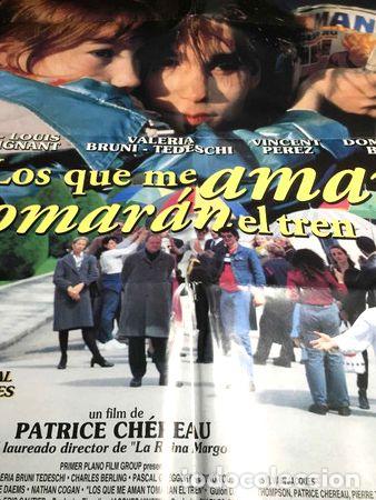 Kino: poster los que me aman tomaran el tren fanny ardant 1997