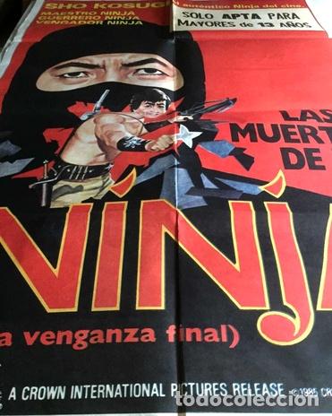 Kino: poster las 9 muertes de un ninja con sho kosugi original