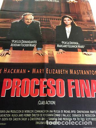 Cine: poster el proceso final gene hackman original - Foto 1
