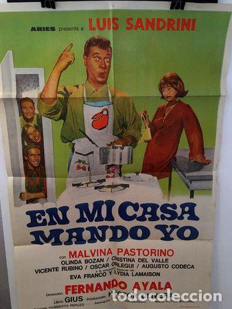 Kino: afiche de cine en mi casa mando yo luis sandrini
