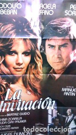 Kino: poster pelicula la invitacion ano 1982 g alfano beban