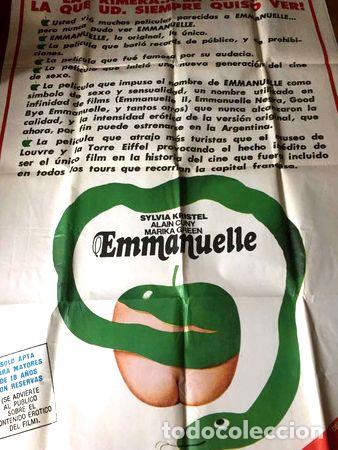 Kino: poster emanuelle silvya kristel raro 1974