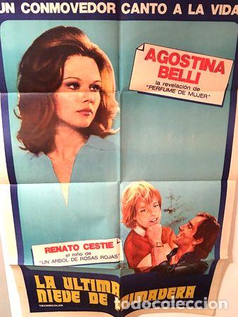 Kino: afiche de cine original la ultima nieve de primavera