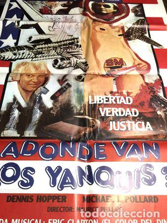 Cine: poster adonde van los yanquisbanda eric clapton original