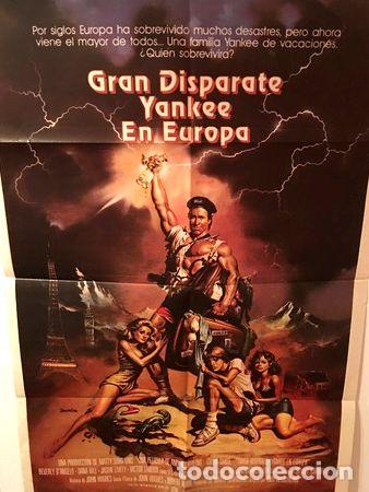Kino: afiche de cine original gran disparate yankee en europa