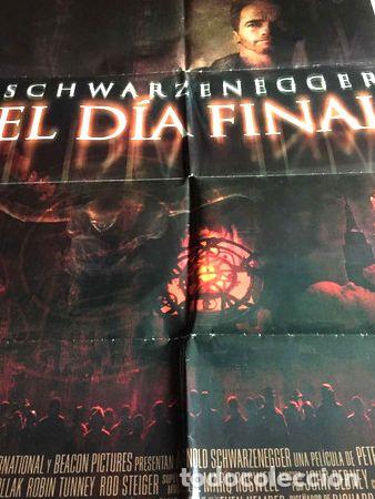 Cine: poster el dia final schwarzenegger orig - Foto 1