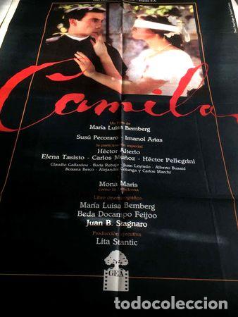 Kino: poster camila con imanol arias y sus pecoraro
