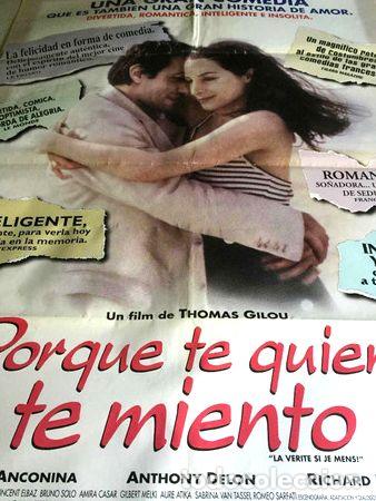 Kino: poster porque te quiero te miento anthony delon