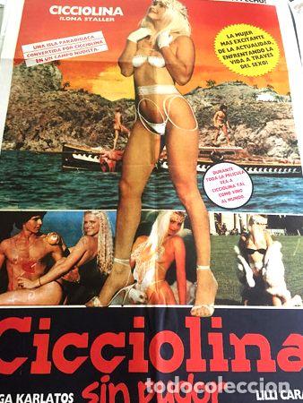 Kino: poster cicciolina sin pudor original