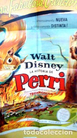Kino: poster pelicula de walt disney perry 1957 original