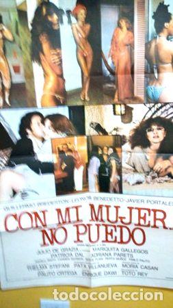 Kino: poster pelicula con mi mujer no puedo casan portales