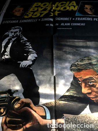 Cine: poster policia python 357 ives montand simone signoret 1975 - Foto 1