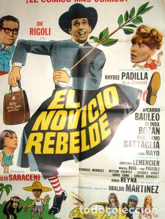 Kino: poster pelicula el novicio rebelde joe rigoli ano 1968