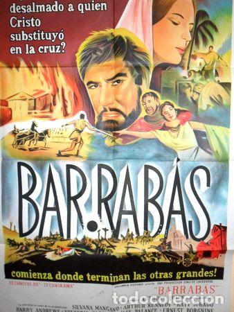 Kino: poster pelicula barrabas ano 1962 anthony quinn original
