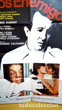 Kino: poster pelicula arg los enemigos ano 1983 dumont goris