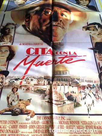Kino: poster cita con la muerte peter ustinov lauren bacall 1988