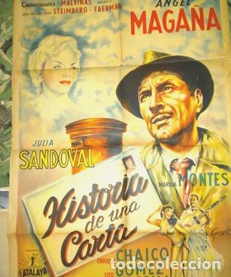 Kino: poster pelicula historia de una carta a magana ano 1957