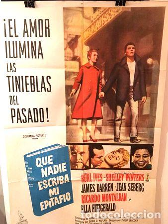 Kino: afiche de cine original que nadie escriba mi epitafio