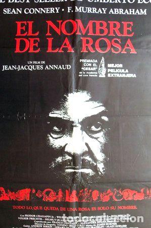 Kino: poster el nombre de la rosa sean connery version b original