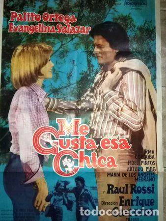 Kino: poster me gusta esa chica palito evangelina ano 1973