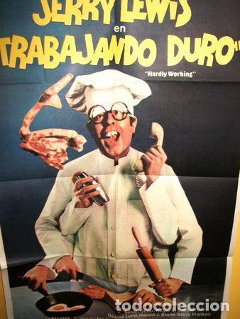 Kino: poster pelicula trabajando duro ano 1980 jerry lewis