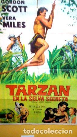 Kino: poster pelicula tarzan en la selva secreta 1955 original