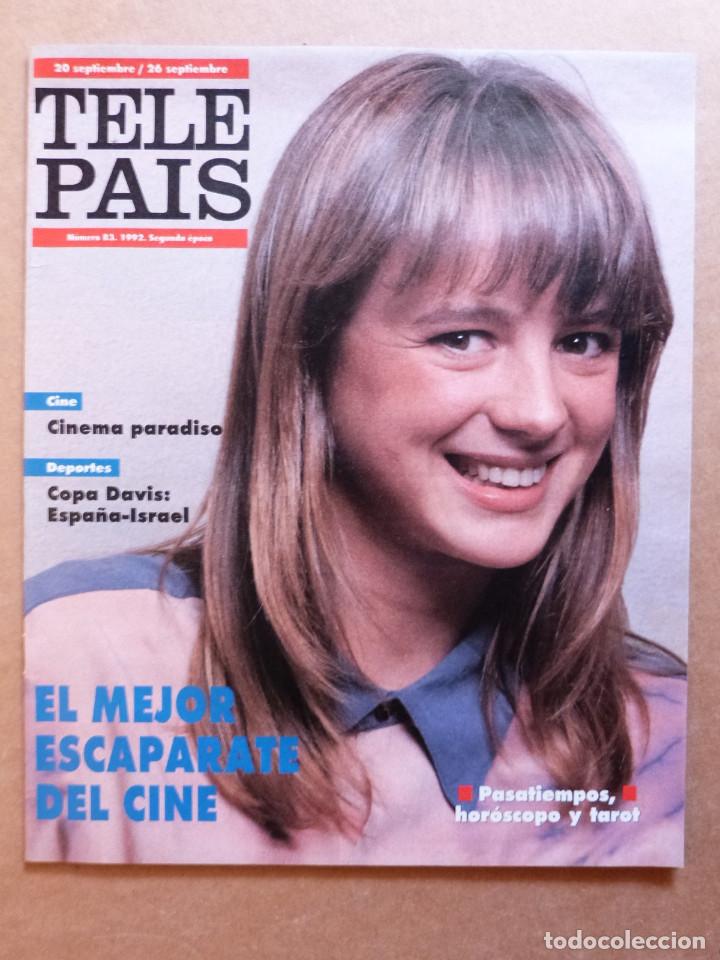 Cinema: Revista Tele Pais n&ordm; 83 Septiembre 1992 Emma Suarez en portada