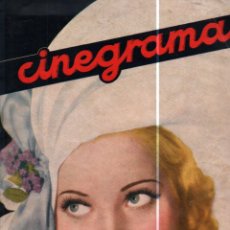 Cine: CINEGRAMAS Nº 20 - 27 ENERO 1935 - PAT PATERSON - MARLENE DIETRICH - GRETA GARBO. Lote 334288588