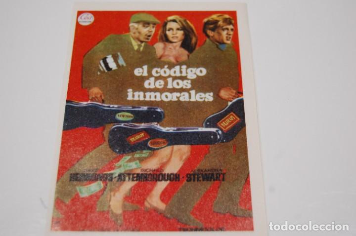 Kino: RECORTE DE CARTEL DE LA PELICULA EL CODIGO DE LOS INMORALES
