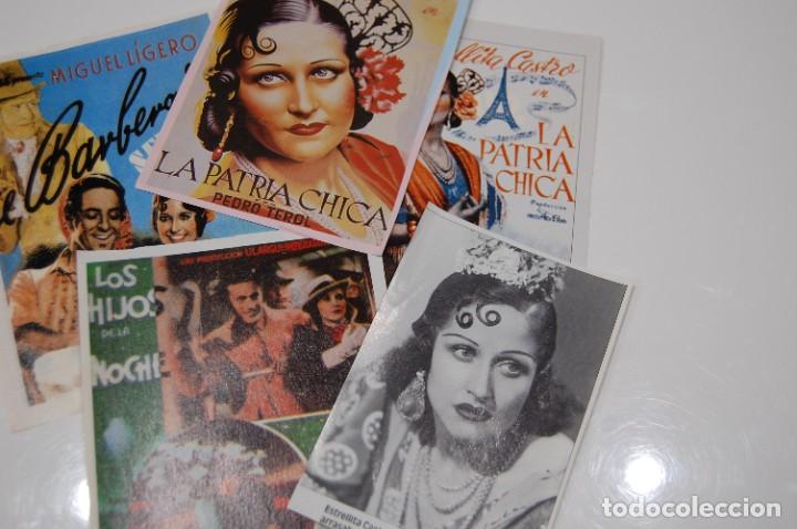 Kino: ESTRELLITA CASTRO 4 RECORTES DE CARTELES DE PELICULAS Y 1 RECORTE DE FOTO