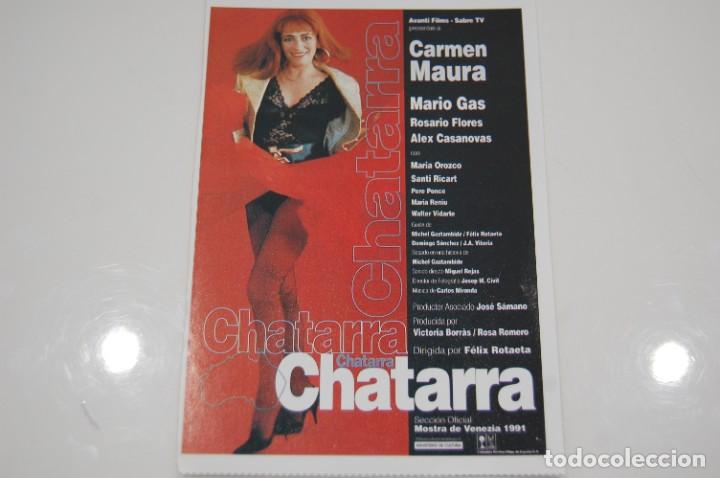 Cin&eacute;ma: CARMEN MAURA FICHA ORIGINAL COLECCION DE CARTEL DE PELICULA