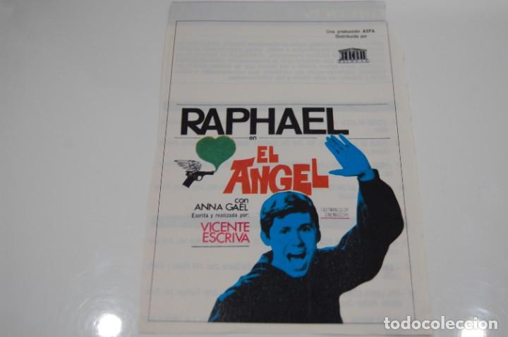 Cine: RAPHAEL RECORTE DE CARTEL DE PELICULA - Foto 1