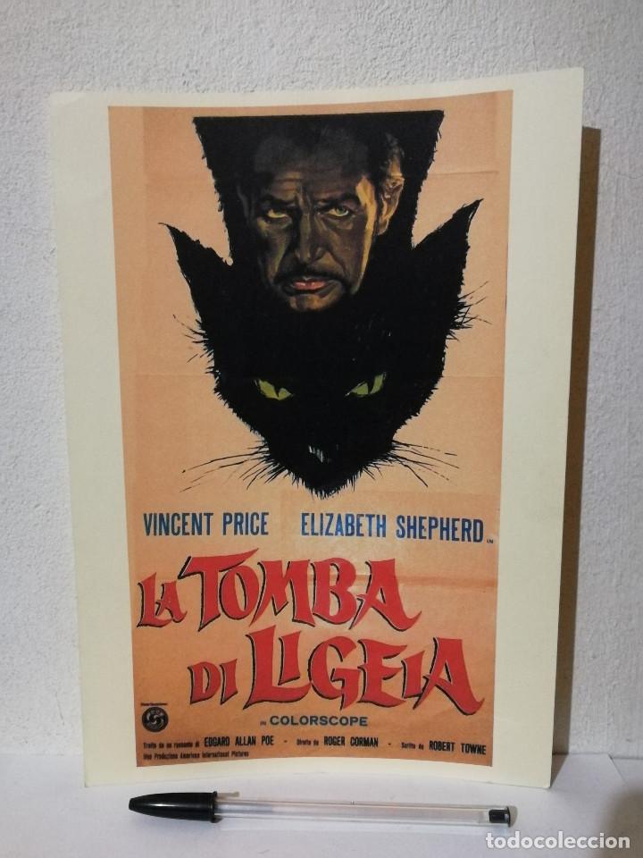 Kino: LAMINA MODERNA - A4 - LA TUMBA DE LIGEIA - TERROR - VINCENT PRICE