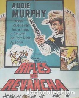 Cinema: rifles de revancha afiche audie murphy mburns ktobey o10