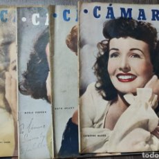 Cine: LOTE DE 5 REVISTAS CÁMARA AÑOS 1946-1947. Lote 340994168