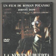 Cine: DVD, PELICULA: LA NOVENA PUERTA. FILM DE ROMAN POLANSKI CON JOHNNY DEPP. Lote 341047773