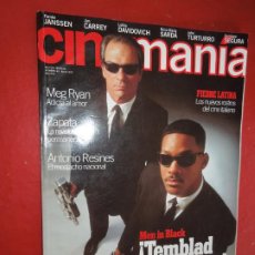 Cine: CINEMANÍA Nº 22- ULIO 1997. MEN IN BLACK. WILL SMITH TOMMY LEE JONES. Lote 343394283