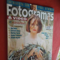 Cine: FOTOGRAMAS & VIDEO REVISTA Nº 1817 - MARZO 1995 - PORTADA: JODIE FOSTER- NATALIA DICENTA, ANA BELEN. Lote 343468738