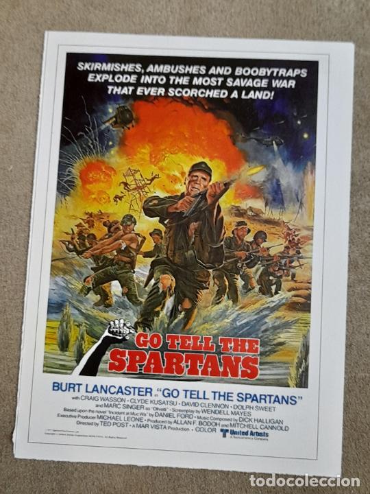 Cinema: FICHA CINE BELICO. LA PATRULLA - GO TELL THE SPARTANS (1978 TED POST) BURT LANCASTER