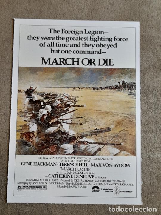 Cinema: FICHA CINE BELICO. MARCHAR O MORIR (MARCH OR DIE. 1977 DICK RICHARDS) GENE HACKMAN, TERENCE HILL