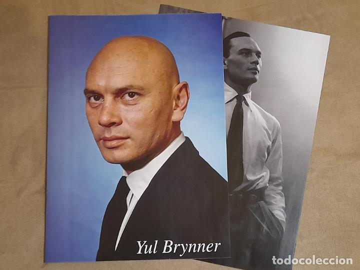 Cin&eacute;ma: ACTOR YUL BRYNNER, 8 PAGINAS COLECCIONABLES DE REVISTA CON 4 FOTOS TAMA&Ntilde;O COMLETO