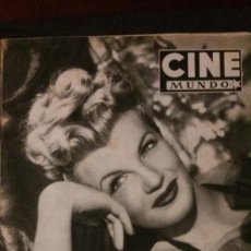Cine: CINE MUNDO Nº 38-1952-AVA GARDNER