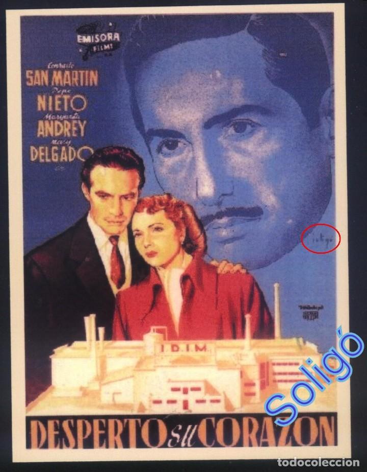 Cin&eacute;ma: Q-02432- DESPERTO SU CORAZON (SOLIG&Oacute;) (COPIA CARTEL FORMATO FOLLETO MANO) JOSE NIETO